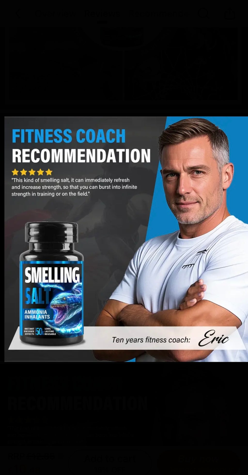 Performance Boosting Smelling Salts